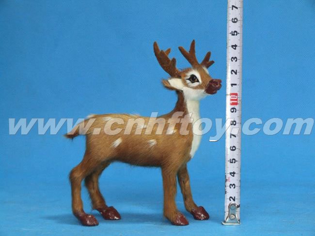 皮毛玩具鹿：L256菏�珊惴狡っ�工�品有限公司